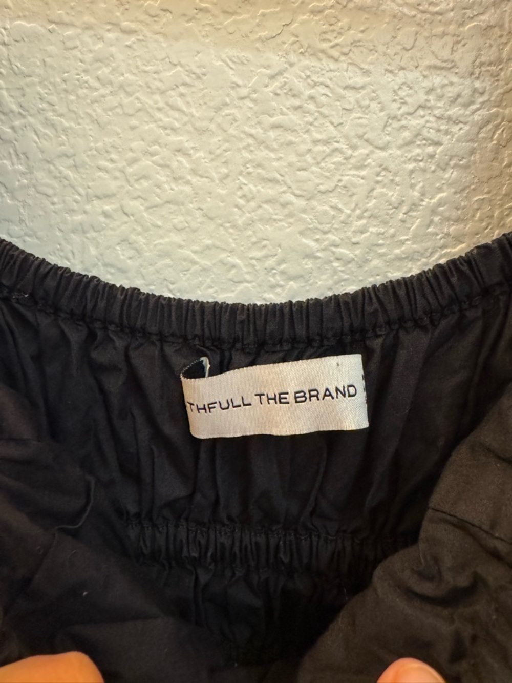 Faithfull the Brand Black Short Puff Sleeve Mini Dress - Picture 8 of 11